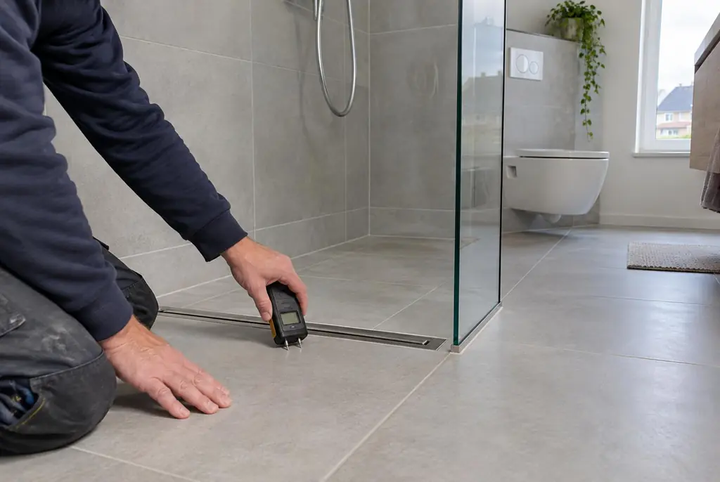 Lekdetectie Lemmer – badkamer in een nieuwbouwwoning